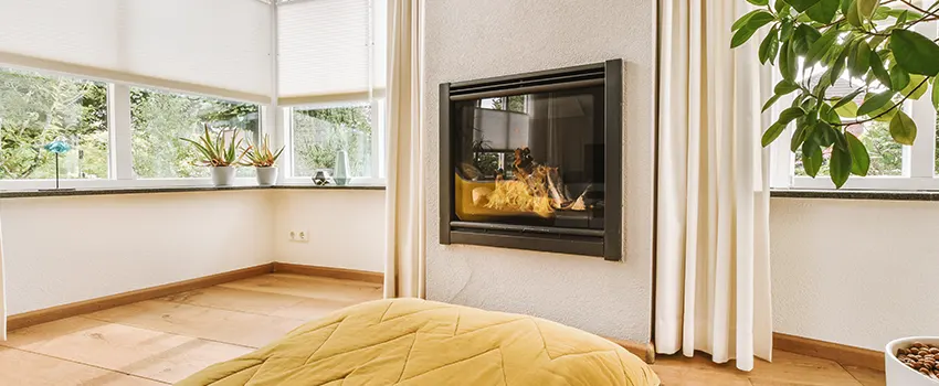Residential Fireplace Ceramic Glass Installation in Setauket, NY