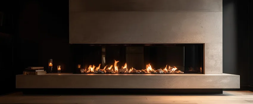 Gas Fireplace Ember Bed Design Services in Setauket, New York