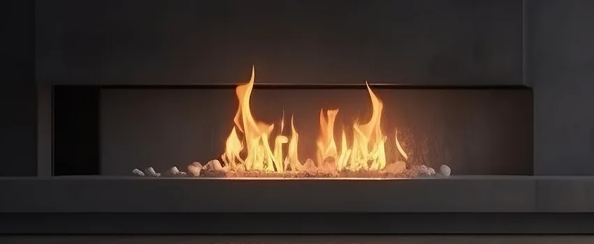 B-Vent Gas Fireplace Installation in Setauket, NY
