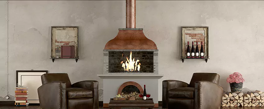 Thelin Hearth Products Providence Pellet Insert Fireplace Installation in Setauket, NY