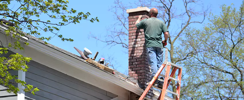 Vinyl and PVC Chimney Flashing Installation in Setauket, NY